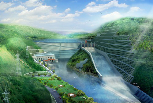 金川老挝南塔河1号水电站项目